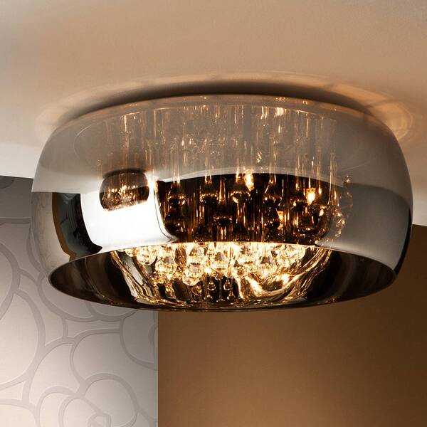  Schuller Valencia Schuller Valencia Argos Ceiling Light With Crystals, ø 50 Cm 