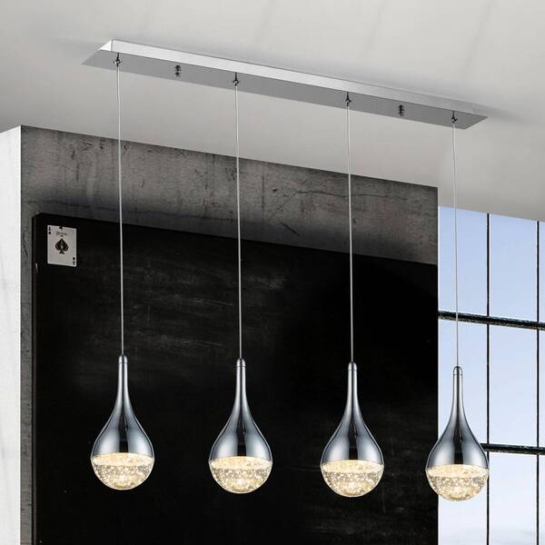  Schuller Valencia Schuller Valencia Elie Led Hanging Light, 4-bulb 