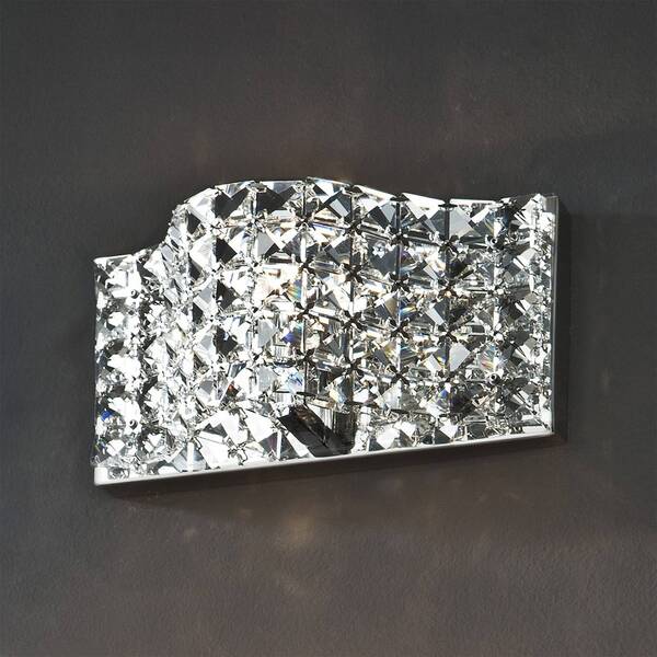  Schuller Valencia Schuller Valencia Onda Wall Light, Crystal, 25 Cm 
