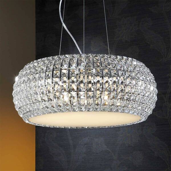  Schuller Valencia Schuller Valencia Sparkling, Round Hanging Light Diamond 