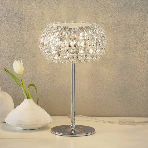  Schuller Valencia Schuller Valencia Table Lamp Diamond With Crystals, 24 Cm 