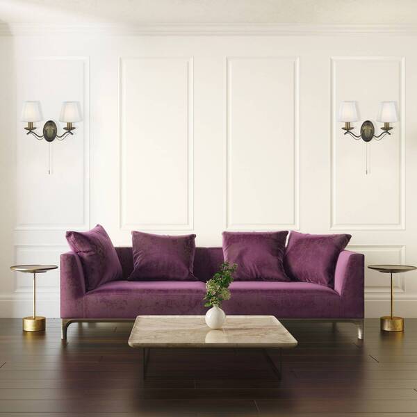  Searchlight Searchlight Andretti Wall Lamp, Two-bulb 