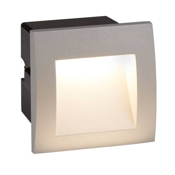  Searchlight Searchlight Ankle Led Recessed Wall Light Ip65 Aluminium Grey 
