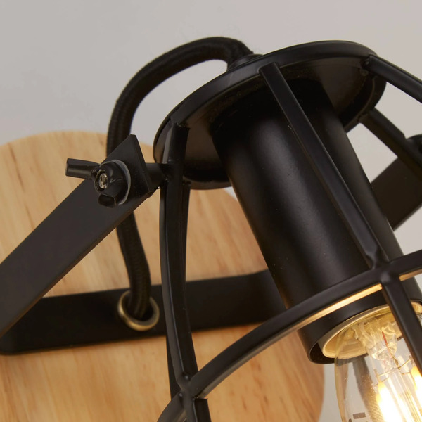  Searchlight Searchlight Cage Ii Wall Lamp With Mesh Shade 