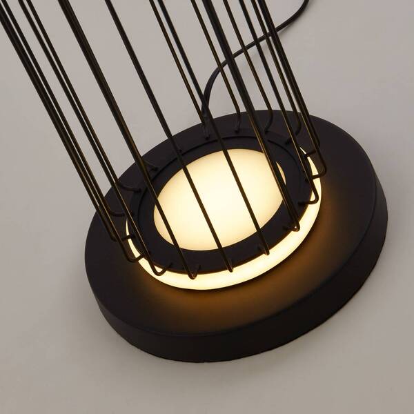  Searchlight Searchlight Cage Led Floor Lamp In Cage Design 