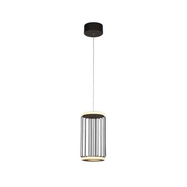  Searchlight Searchlight Cage Led Pendant Light, 1-bulb, Black 