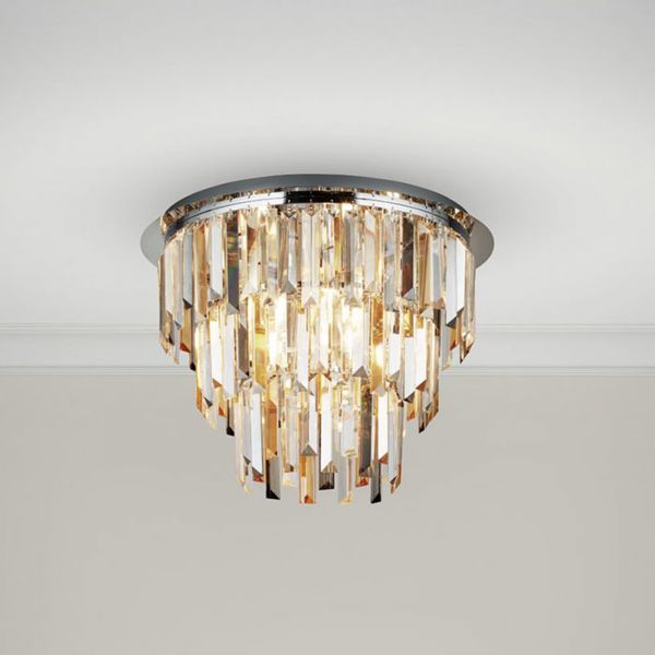  Searchlight Searchlight Clarissa Ceiling Light With Crystals 