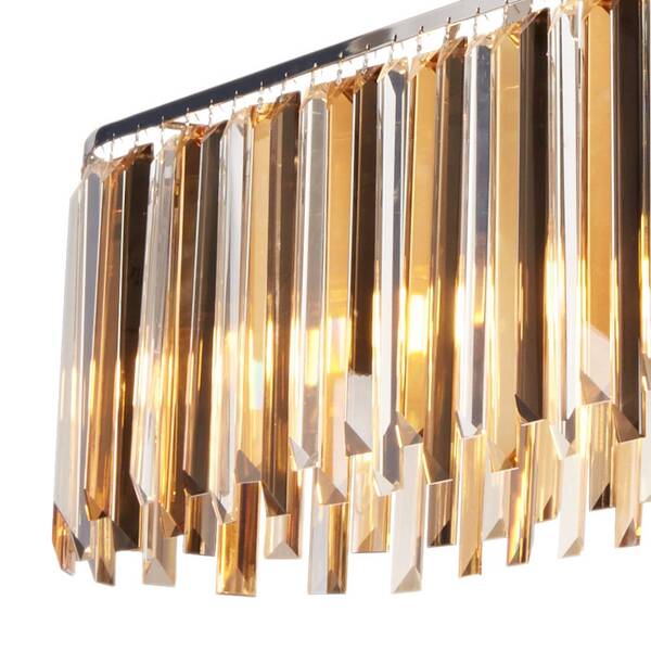  Searchlight Searchlight Clarissa Hanging Light, Crystal Prisms, 100 Cm 