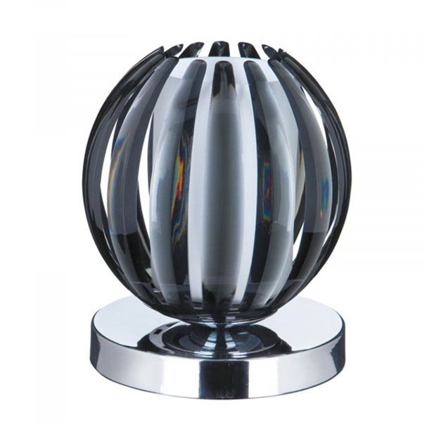  Searchlight Searchlight Claw Table Lamp, Touch Function, Smoky Lampshade 