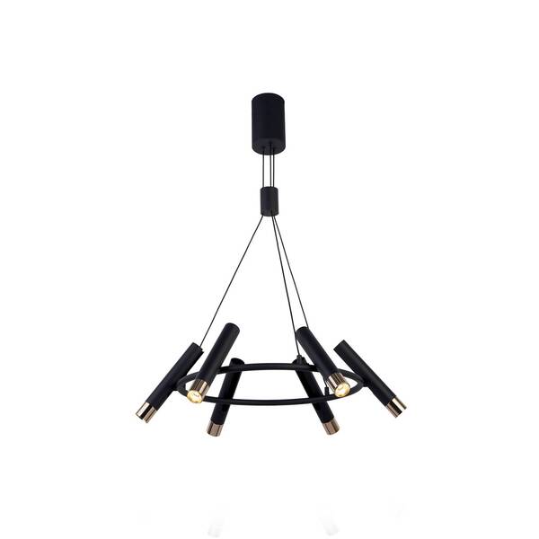  Searchlight Searchlight Elegance Pendant Light, 6-bulb Black 