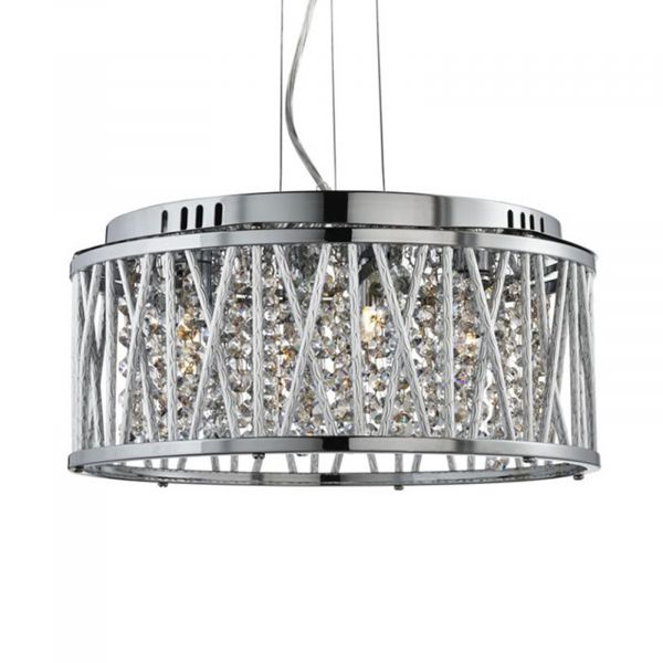  Searchlight Searchlight Elise Hanging Light With Crystal Drops 