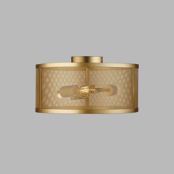  Searchlight Searchlight Fishnet Ceiling Light, Gold, ø 45 Cm 