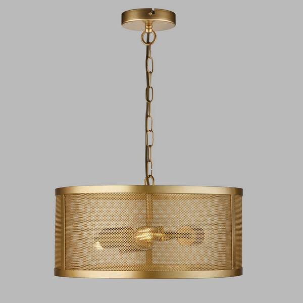  Searchlight Searchlight Fishnet Hanging Light, Gold ø 45 Cm 
