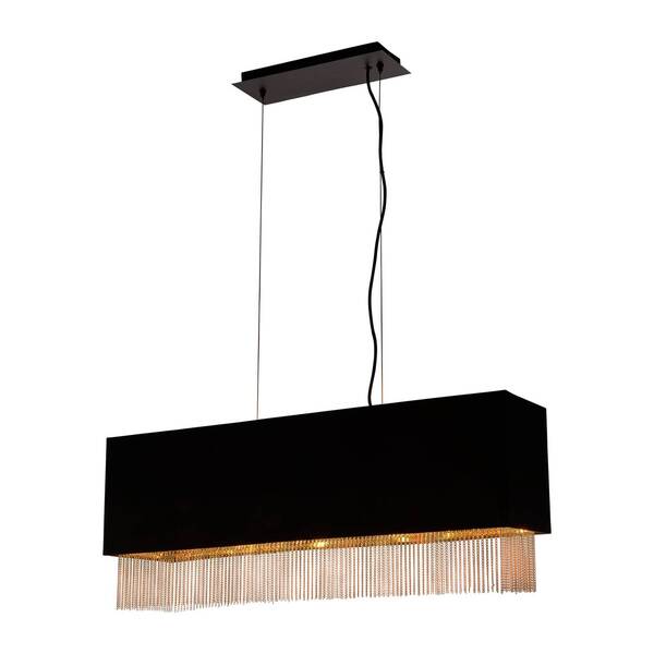  Searchlight Searchlight Fringe Hanging Light, Long 
