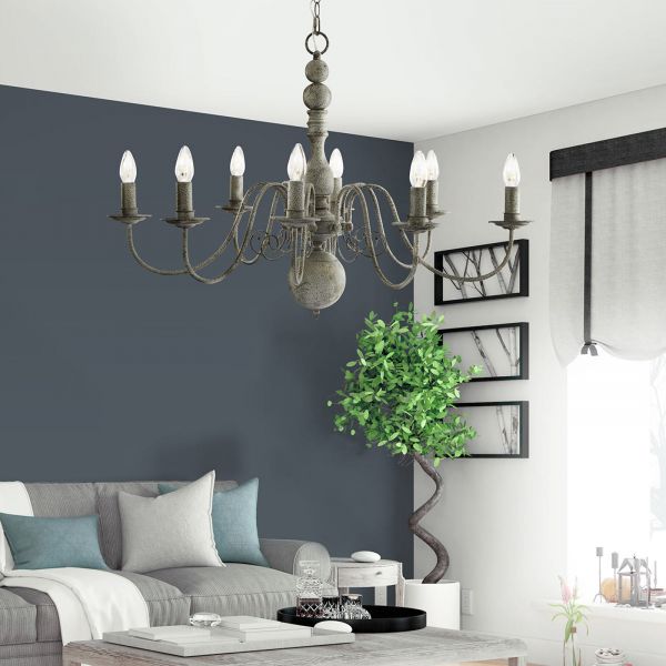  Searchlight Searchlight Greythorne Chandelier - 8-light 