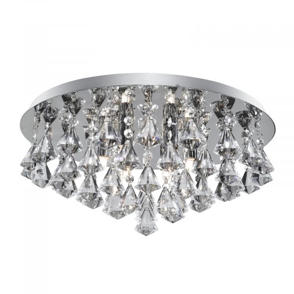  Searchlight Searchlight Hanna Ceiling Light, 45 cm, Chrome 