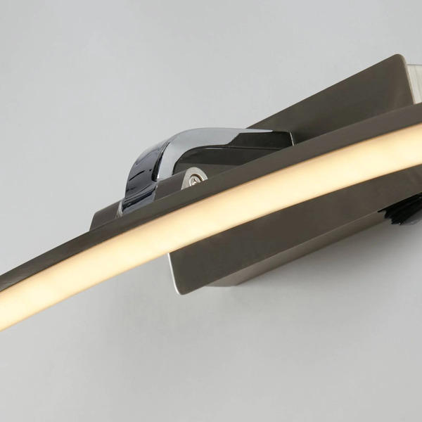  Searchlight Searchlight Led Wall Light Santorini, Width 50 Cm, Chrome, Tiltable 