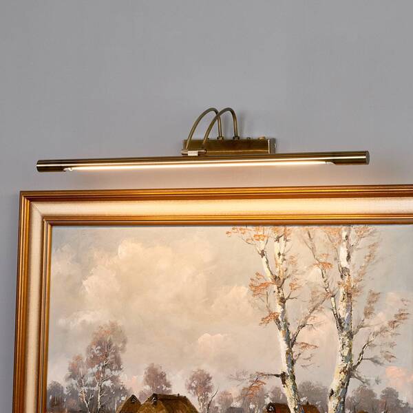  Searchlight Searchlight Piktura Led Picture Light, Antique Brass 