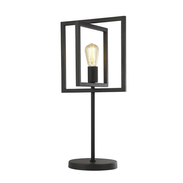  Searchlight Searchlight Squares Table Lamp, Black 