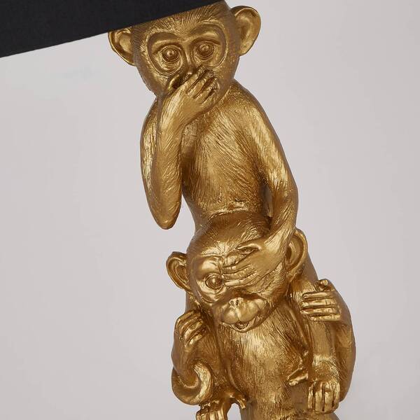  Searchlight Searchlight Three Wise Monkeys Fabric Table Lamp 
