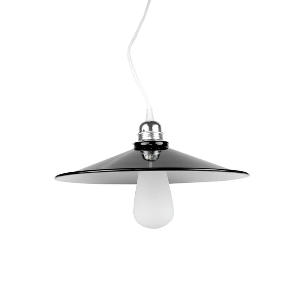  Segula Segula Concav Pendant Light Made Of Metal, Black 
