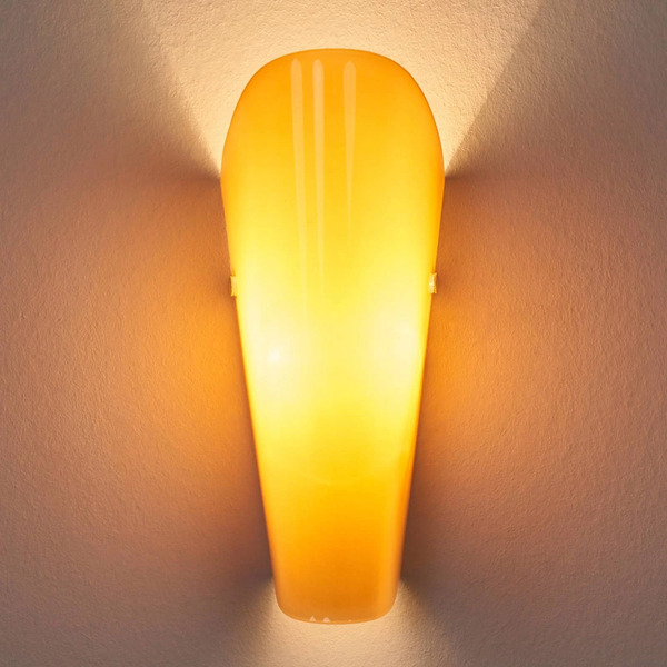  Selène Selène Bloom Wall Light Made Of Glass, Amber 