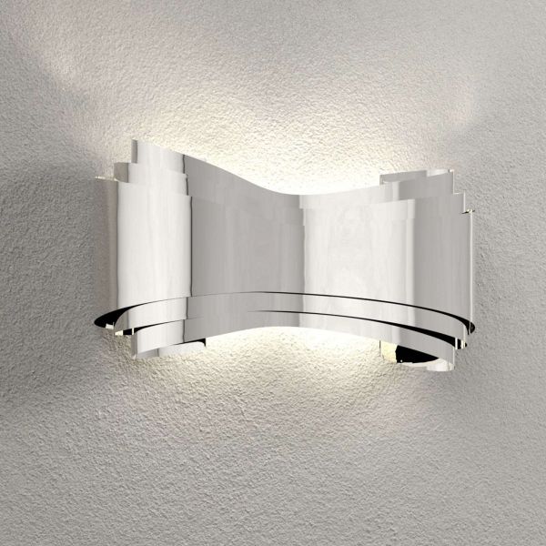  Selène Selène Ionica Led Wall Light Made Of Steel, Chrome 
