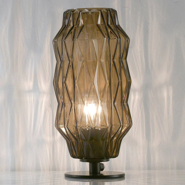  Selène Selène Origami Table Lamp, Grey-brown 