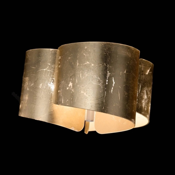  Selène Selène Papiro Ceiling Light, 3-bulb, Gold 