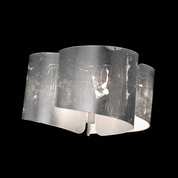  Selène Selène Papiro Ceiling Light, 3-bulb, Silver 