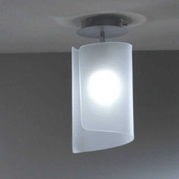  Selène Selène Papiro Ceiling Light With Spacer, Satinised 