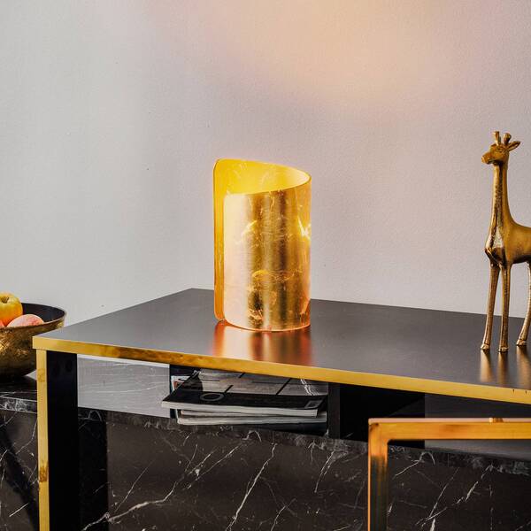  Selène Selène Papiro Table Lamp, Gold 