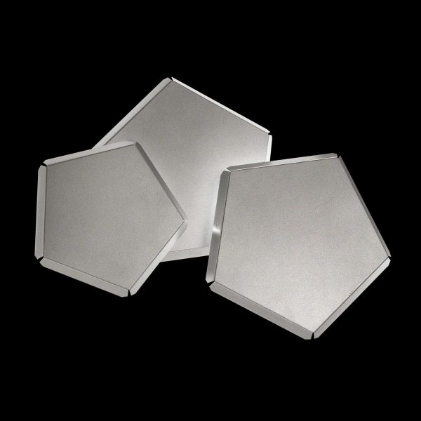  Selène Selène Pleiadi Led Wall Light In Silver, 3-bulb 
