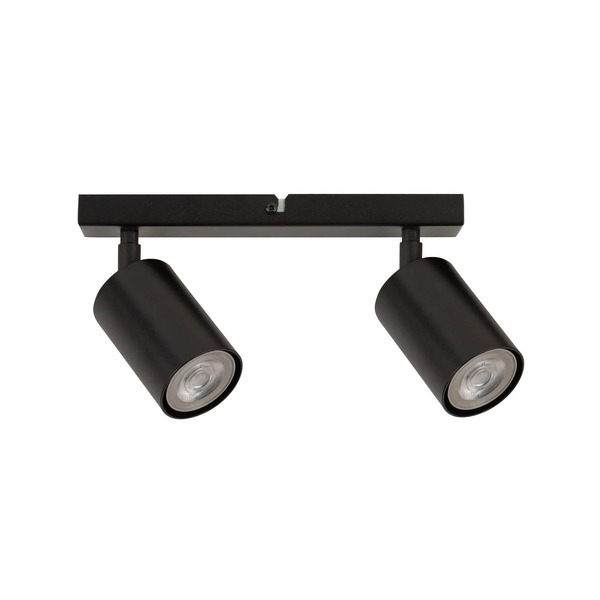  Sigma Sigma Zoom Ceiling Spotlight, 2-bulb, Black 
