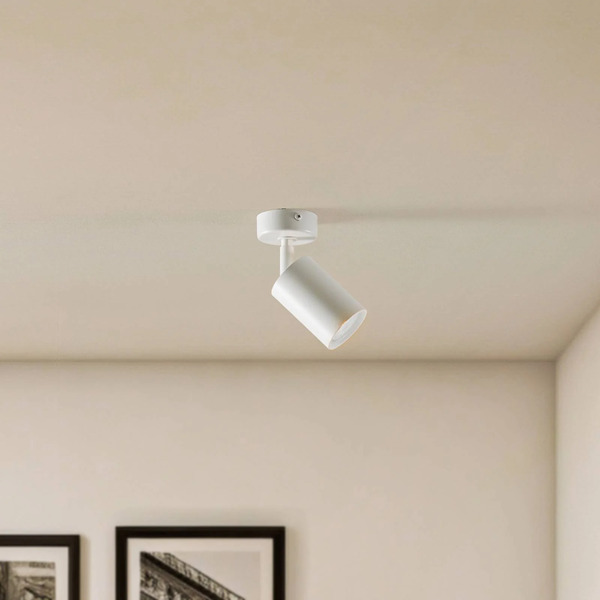  Sigma Sigma Zoom Ceiling Spotlight, 1-bulb, White 