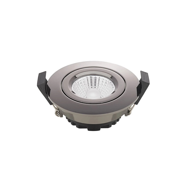  Sigor Sigor Diled Led Recessed Ceiling Spotlight, ø 8.5cm, 6 W, Dimmable, Chrome 