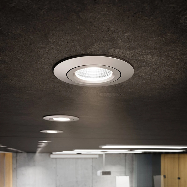  Sigor Sigor Diled Led Recessed Ceiling Spotlight, ø8.5cm, 10 W, Dimmable, Steel 