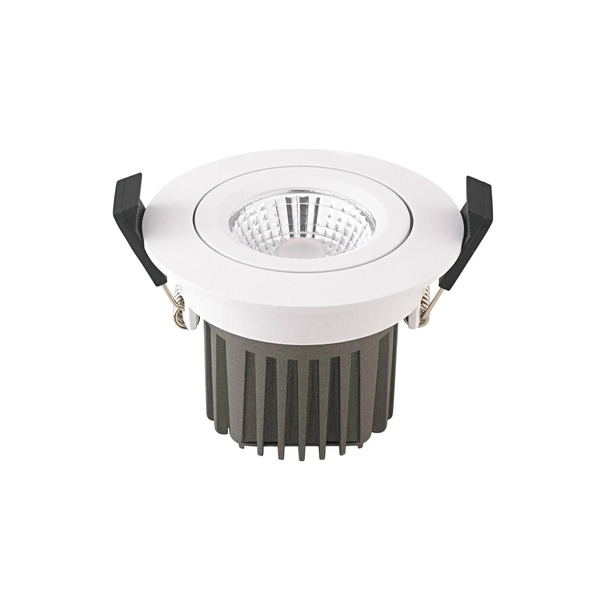  Sigor Sigor Diled Led Recessed Ceiling Spotlight, ø 8.5cm, 10 W, Dimmable, White 