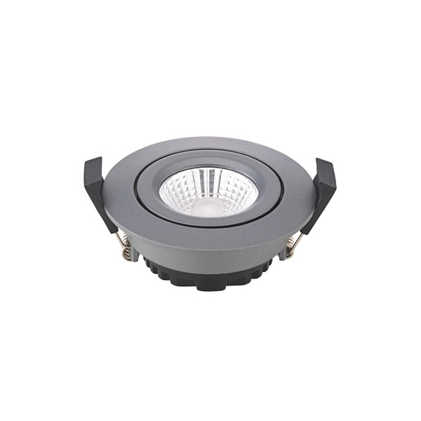  Sigor Sigor Led Recessed Ceiling Spot Diled, ø 8.5cm 6w Dimmable Anthracite 
