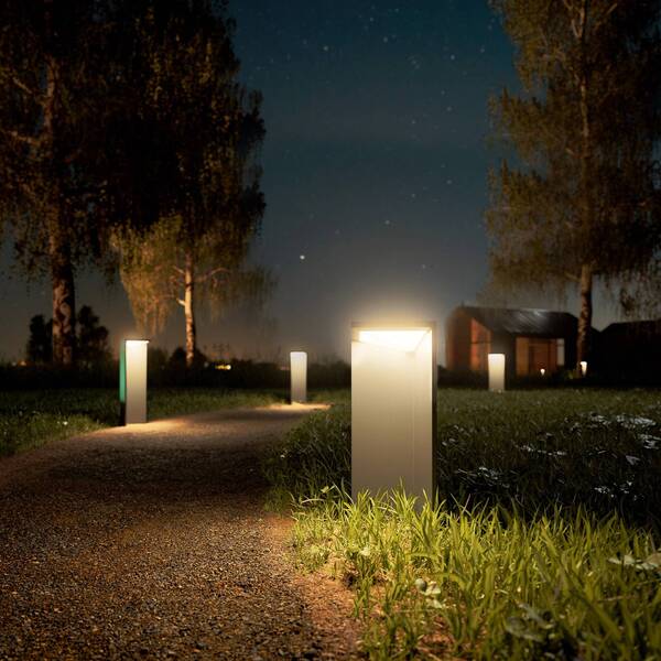  Sigor Sigor Led Rechargeable Solar Light Nusolar Anthracite, Height 34cm 
