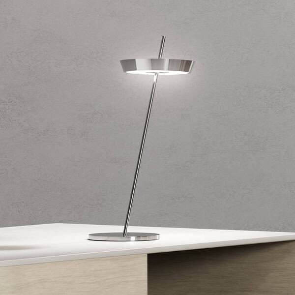  Sigor Sigor Led Rechargeable Table Lamp Mahina Chrome-coloured Height 36 Cm Metal Cct 
