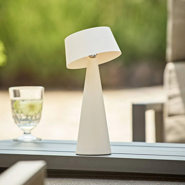  Sigor Sigor Led Rechargeable Table Lamp Solino, White, Solar/usb, 26 Cm, Ip44 