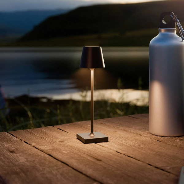 Sigor Sigor Nuindie Pocket Led Rechargeable Table Lamp, Black, Ip54, Dimmable 