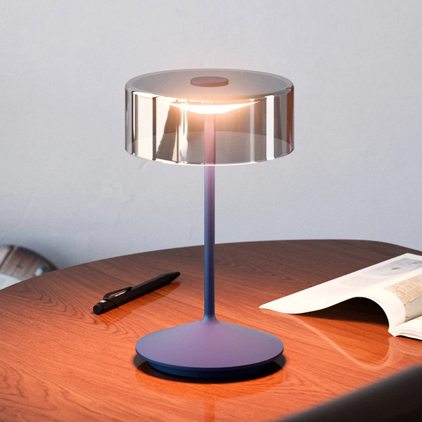  Sigor Sigor Numotion Led Rechargeable Table Lamp, Blue, Glass, Ip54, Dimmable 