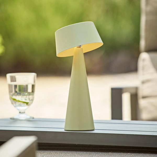  Sigor Sigor Solino Led Rechargeable Table Lamp, Green, Solar/usb, 26 Cm, Ip44 