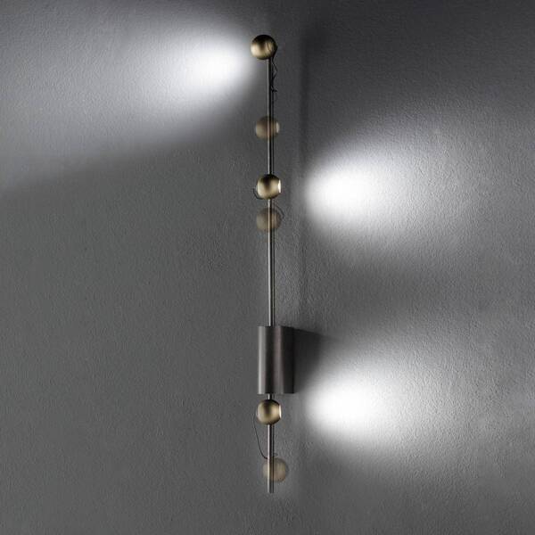  Sil-lux Sil-lux Magnetic C Led Wall Light, Bronze/gold 