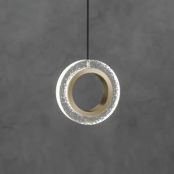  Sil-lux Sil-lux Yo-yo C Led Pendant Light, 1-bulb, Gold 