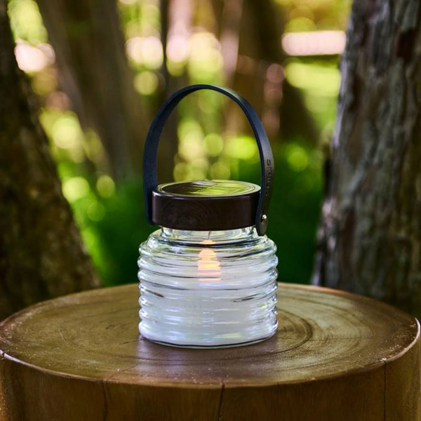  Sirius Sirius Aston Jar Led Solar Light, Height 12 Cm, Black/brown, Ip44 