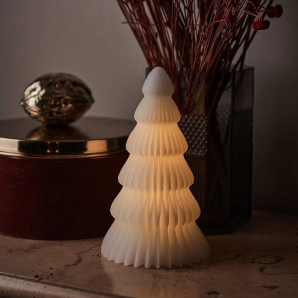  Sirius Sirius Claire Led Decorative Light, White Wax Tree 19cm 