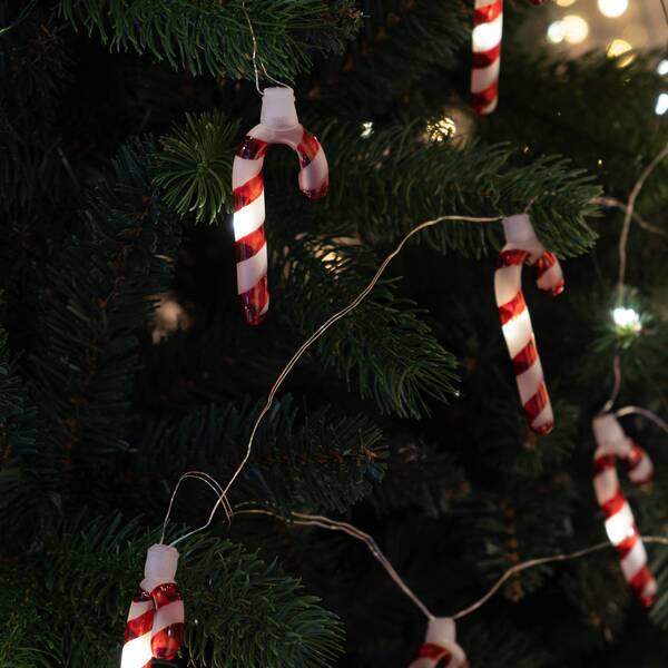  Sirius Sirius Hannah Candy Cane Red Led Fairy Lights 